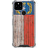 North Carolina Flag Dark Wood Google Pixel 5 Clear Case